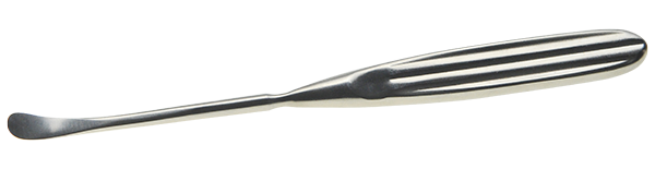 鼻骨膜剝離器 19cm 單頭 圓刃頭寬 8.0mm 空心柄